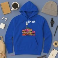 Full Of Books I'm Ok Gift Hoodie thumb 3