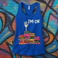 Full Of Books I'm Ok Gift Women's Tank Top thumb 3