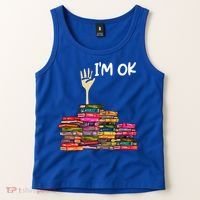 Full Of Books I'm Ok Gift Tank Top thumb 2