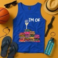 Full Of Books I'm Ok Gift Tank Top thumb 4