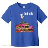 Full Of Books I'm Ok Gift Toddler T-Shirt thumb 0