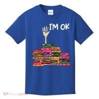 Full Of Books I'm Ok Gift Kids T-Shirt thumb 0