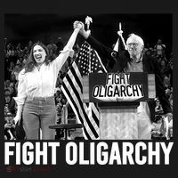 Fight Oligarchy Bernie Sanders And AOC Freedom US Anti Trump  Backpack thumb 2