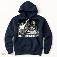 Fight Oligarchy Bernie Sanders And AOC Freedom US Anti Trump  Hoodie thumb 0