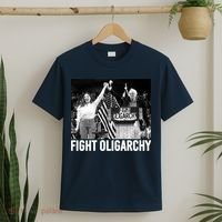 Fight Oligarchy Bernie Sanders And AOC Freedom US Anti Trump  T-Shirt thumb 2