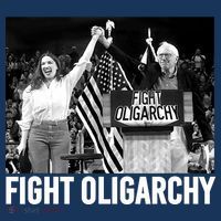 Fight Oligarchy Bernie Sanders And AOC Freedom US Anti Trump  Beanie thumb 2