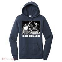 Fight Oligarchy Bernie Sanders And AOC Freedom US Anti Trump  Women's Hoodie thumb 0