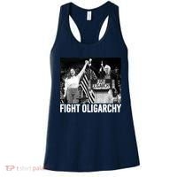 Fight Oligarchy Bernie Sanders And AOC Freedom US Anti Trump  Women's Tank Top thumb 0