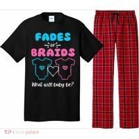 Fades or Braids Gender Reveal Cute Pajama Set thumb 0