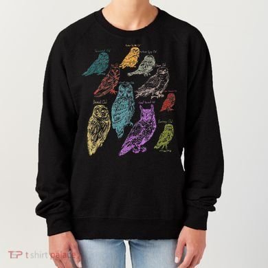 Forest Owl Breed Ornithologist Gift Owl Women's Sweatshirt