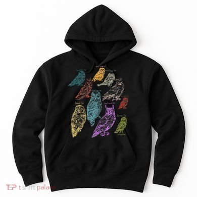 Forest Owl Breed Ornithologist Gift Owl Hoodie