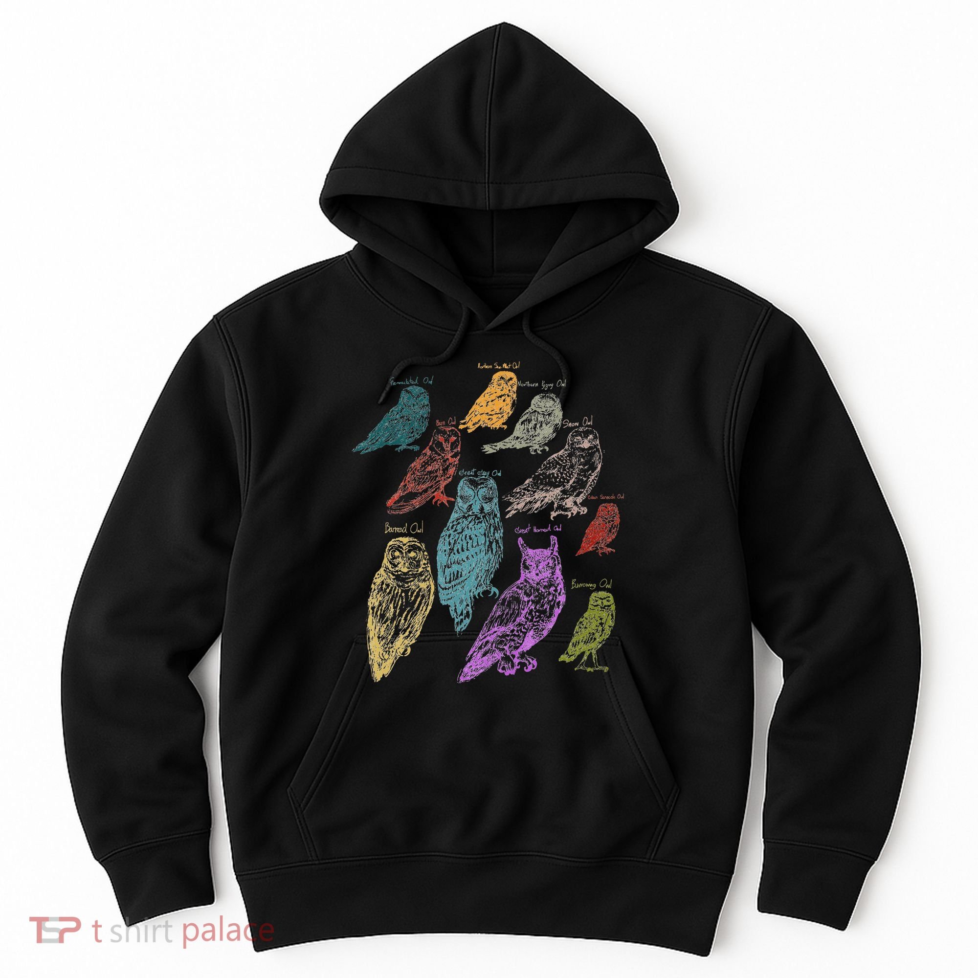 Forest Owl Breed Ornithologist Gift Owl Hoodie