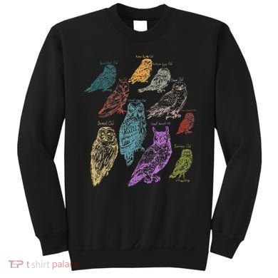 Forest Owl Breed Ornithologist Gift Owl Sweatshirt