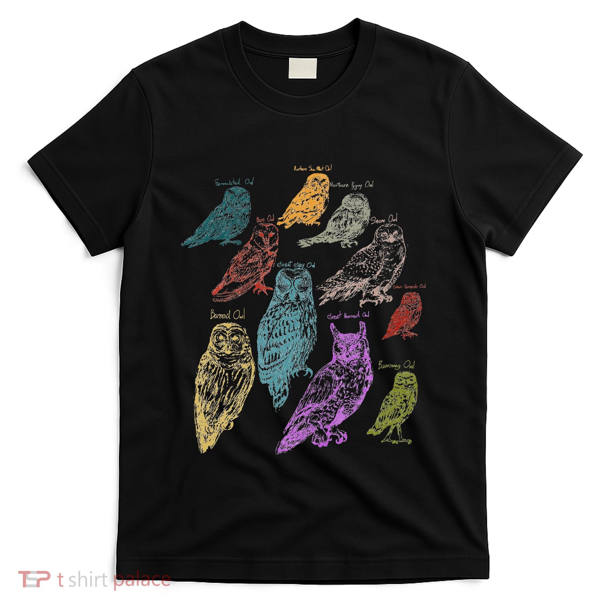 Forest Owl Breed Ornithologist Gift Owl T-Shirt