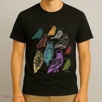 Forest Owl Breed Ornithologist Gift Owl T-Shirt thumb 3