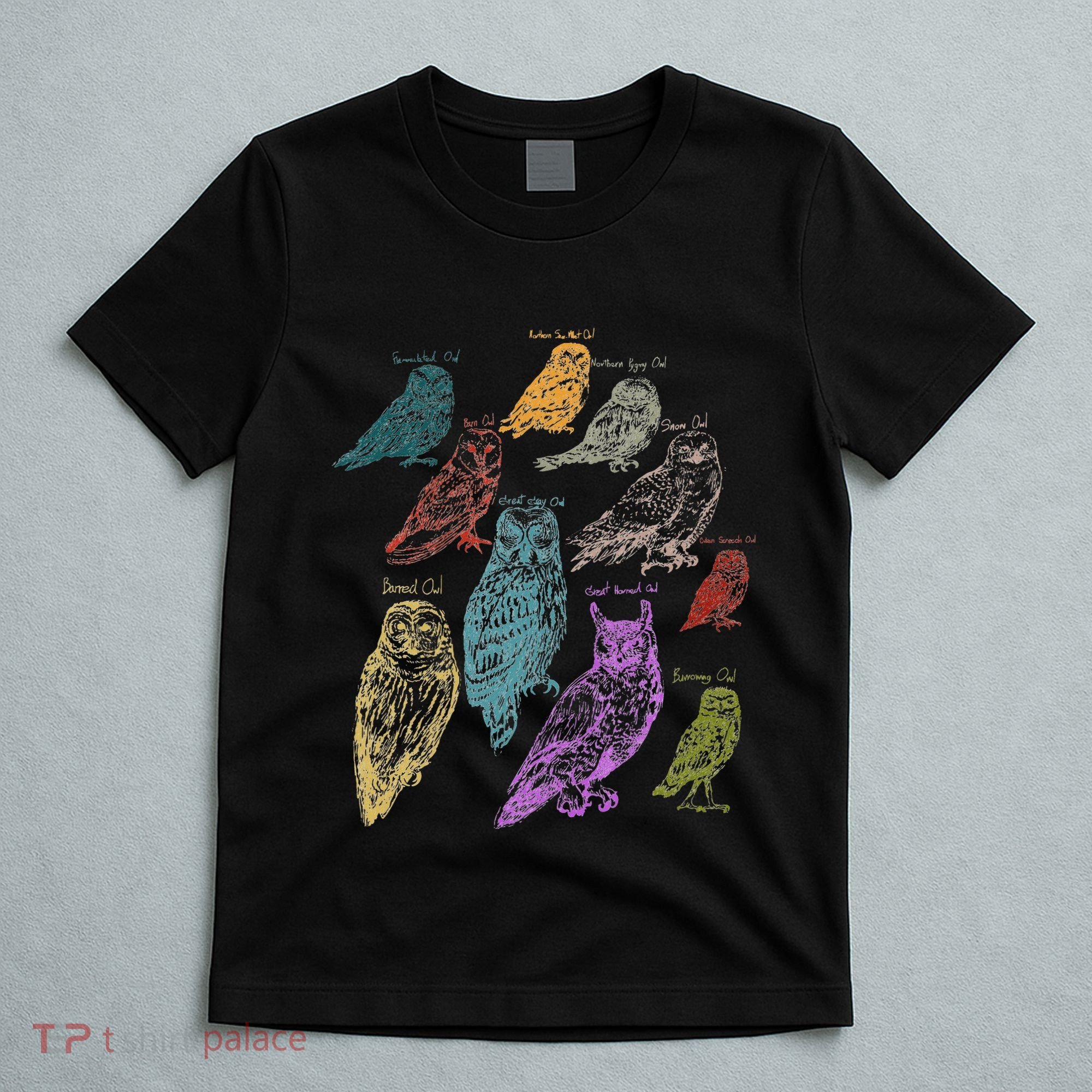 Forest Owl Breed Ornithologist Gift Owl T-Shirt