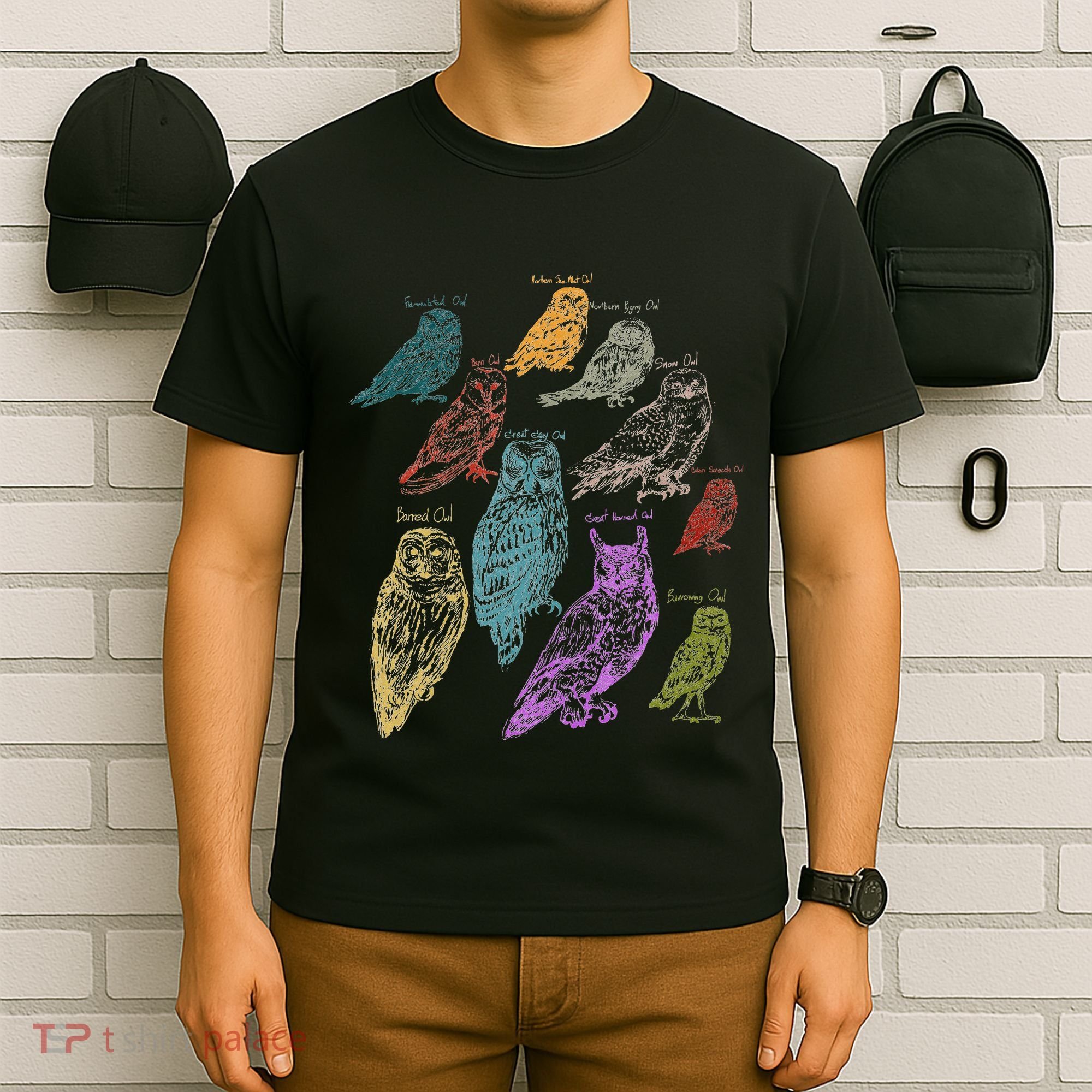 Forest Owl Breed Ornithologist Gift Owl T-Shirt