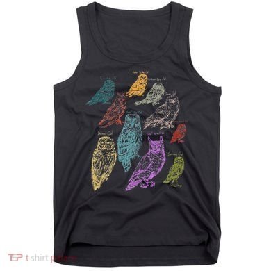 Forest Owl Breed Ornithologist Gift Owl Tank Top