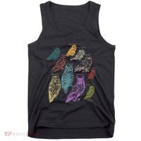 Forest Owl Breed Ornithologist Gift Owl Tank Top thumb 0