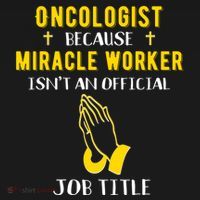 Funny Oncologist Because Miracle Worker Isn't A Job Title Gi Gift Ornament thumb 1