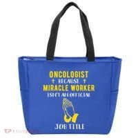 Funny Oncologist Because Miracle Worker Isn't A Job Title Gi Gift Tote Bag thumb 0
