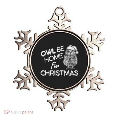 Funny OWL Be Home For Christmas Ornament