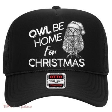 Funny OWL Be Home For Christmas Hat