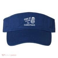 Funny OWL Be Home For Christmas Visor thumb 0