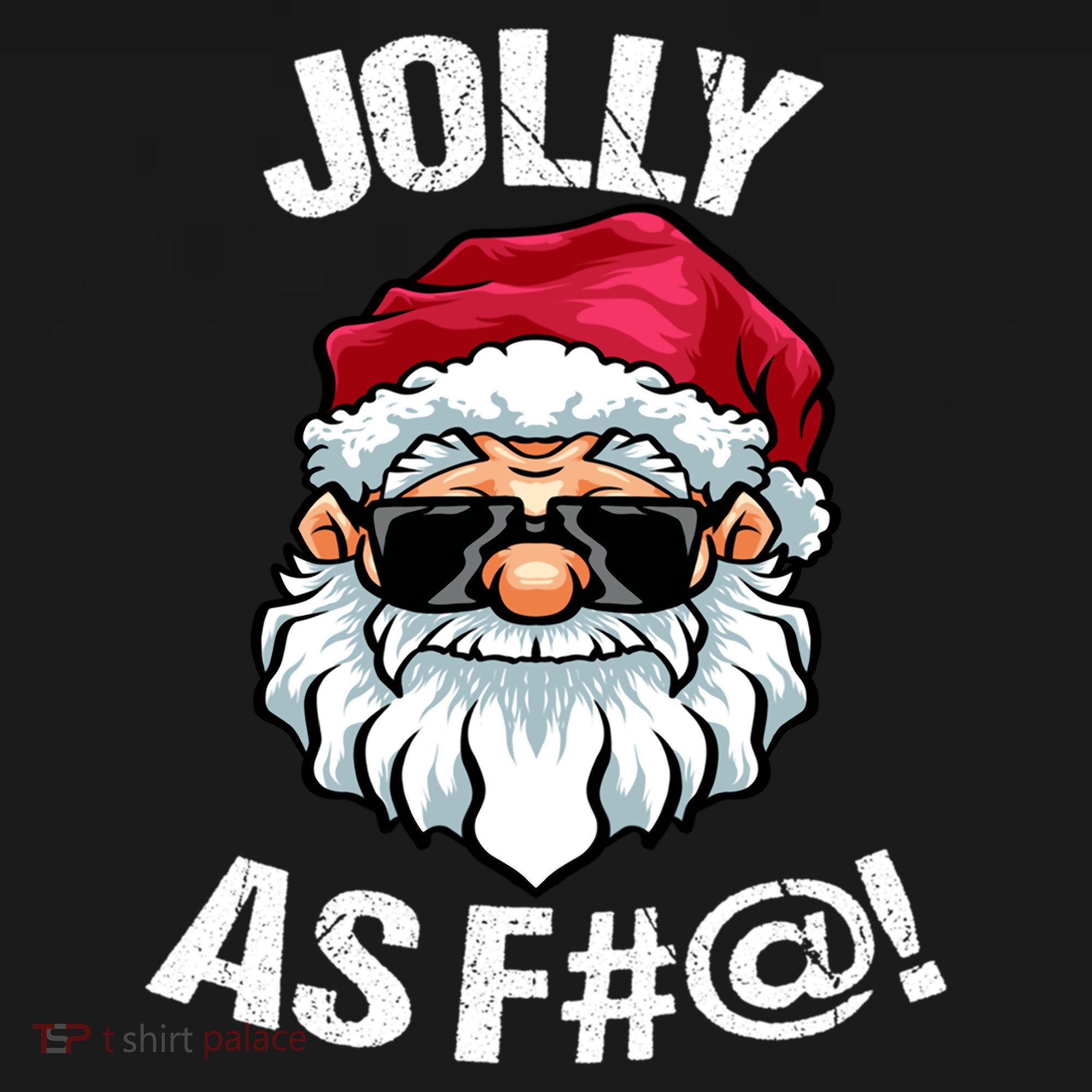 Funny Offensive Christmas Jolly As Fuck Classic Apron