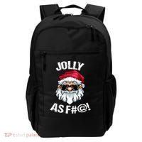 Funny Offensive Christmas Jolly As Fuck Classic Backpack thumb 0