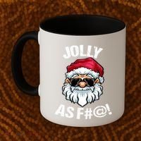 Funny Offensive Christmas Jolly As Fuck Classic Coffee Mug thumb 2