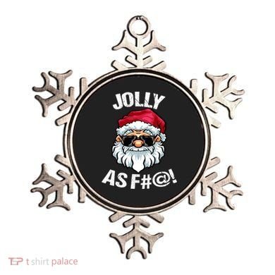 Funny Offensive Christmas Jolly As Fuck Classic Ornament