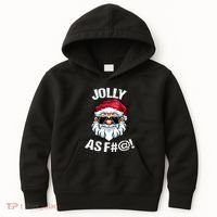 Funny Offensive Christmas Jolly As Fuck Classic Kids Hoodie thumb 0