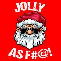Funny Offensive Christmas Jolly As Fuck Classic Santa Hat thumb 1