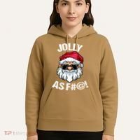 Funny Offensive Christmas Jolly As Fuck Classic Hoodie thumb 5