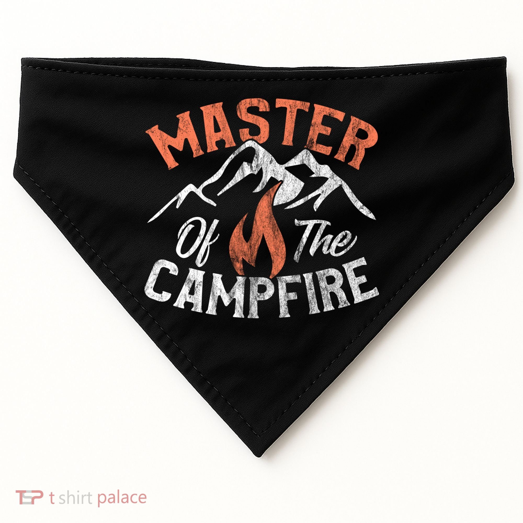 Funny Outdoor Camping Funny Gift Master Of Campfire Cute Gift USA-Made Doggie Bandana