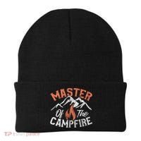 Funny Outdoor Camping Funny Gift Master Of Campfire Cute Gift Beanie thumb 0