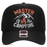 Funny Outdoor Camping Funny Gift Master Of Campfire Cute Gift Hat thumb 0