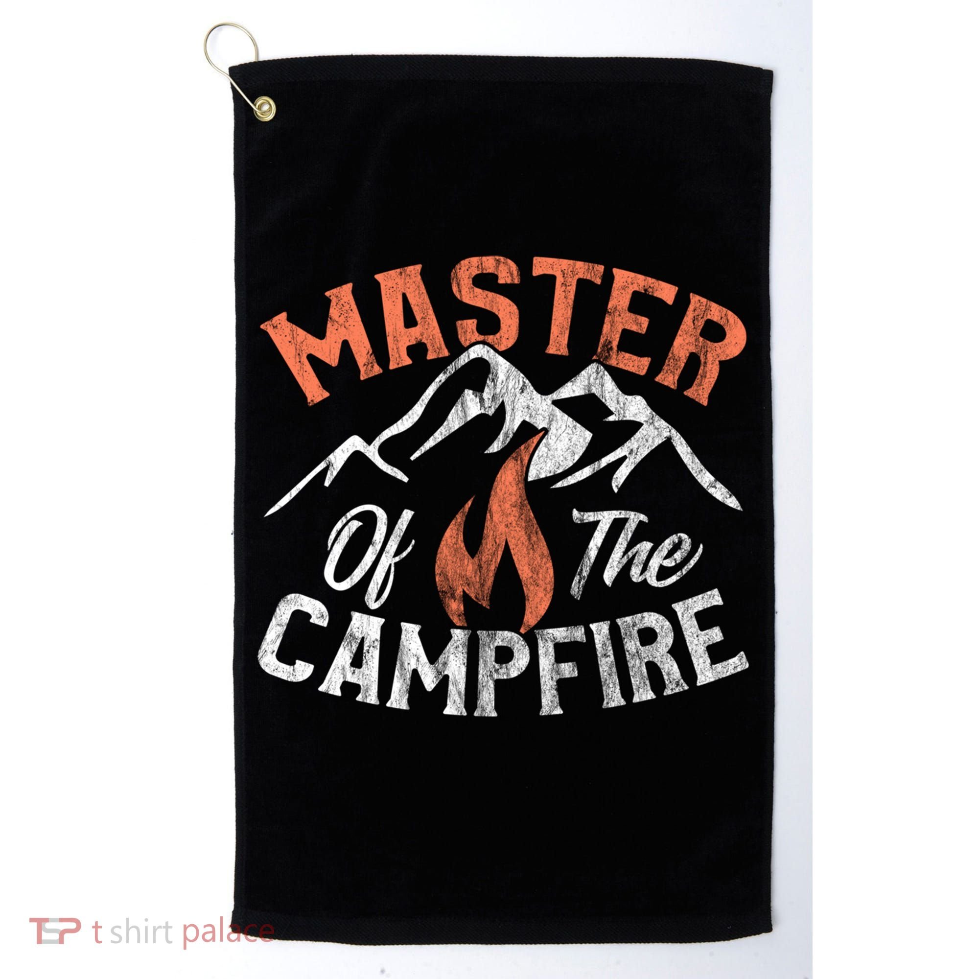 Funny Outdoor Camping Funny Gift Master Of Campfire Cute Gift Golf Towel