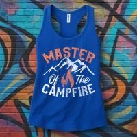 Funny Outdoor Camping Funny Gift Master Of Campfire Cute Gift Women's Tank Top thumb 3