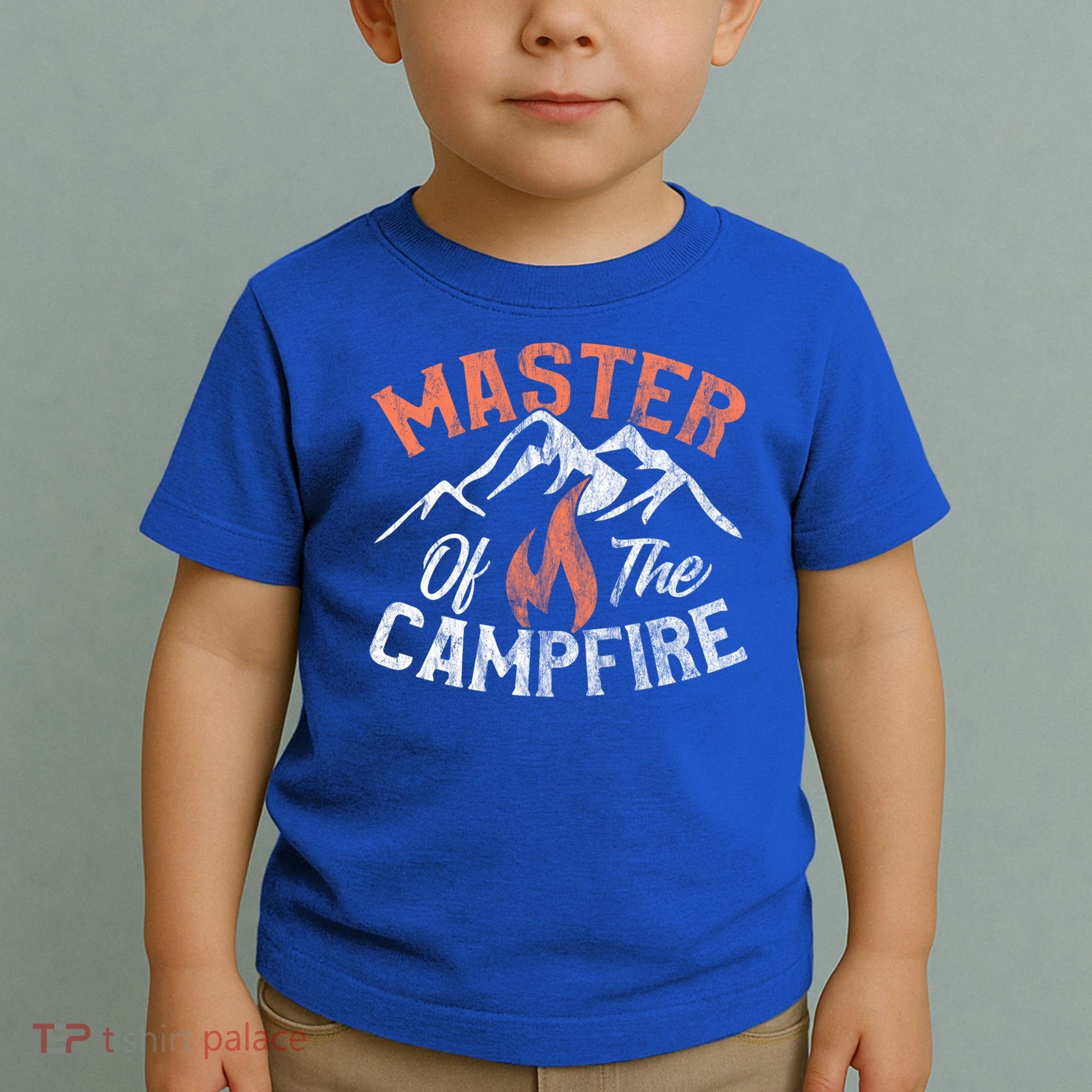 Funny Outdoor Camping Funny Gift Master Of Campfire Cute Gift Toddler T-Shirt