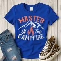 Funny Outdoor Camping Funny Gift Master Of Campfire Cute Gift Women's T-Shirt thumb 3