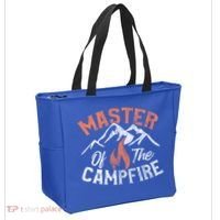 Funny Outdoor Camping Funny Gift Master Of Campfire Cute Gift Tote Bag thumb 2