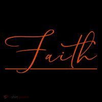 Faith Orange Christian Toddler Hoodie thumb 2