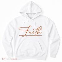 Faith Orange Christian Hoodie thumb 0