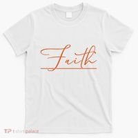 Faith Orange Christian T-Shirt thumb 0
