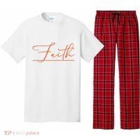 Faith Orange Christian Pajama Set thumb 0