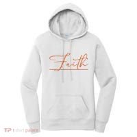 Faith Orange Christian Women's Hoodie thumb 0