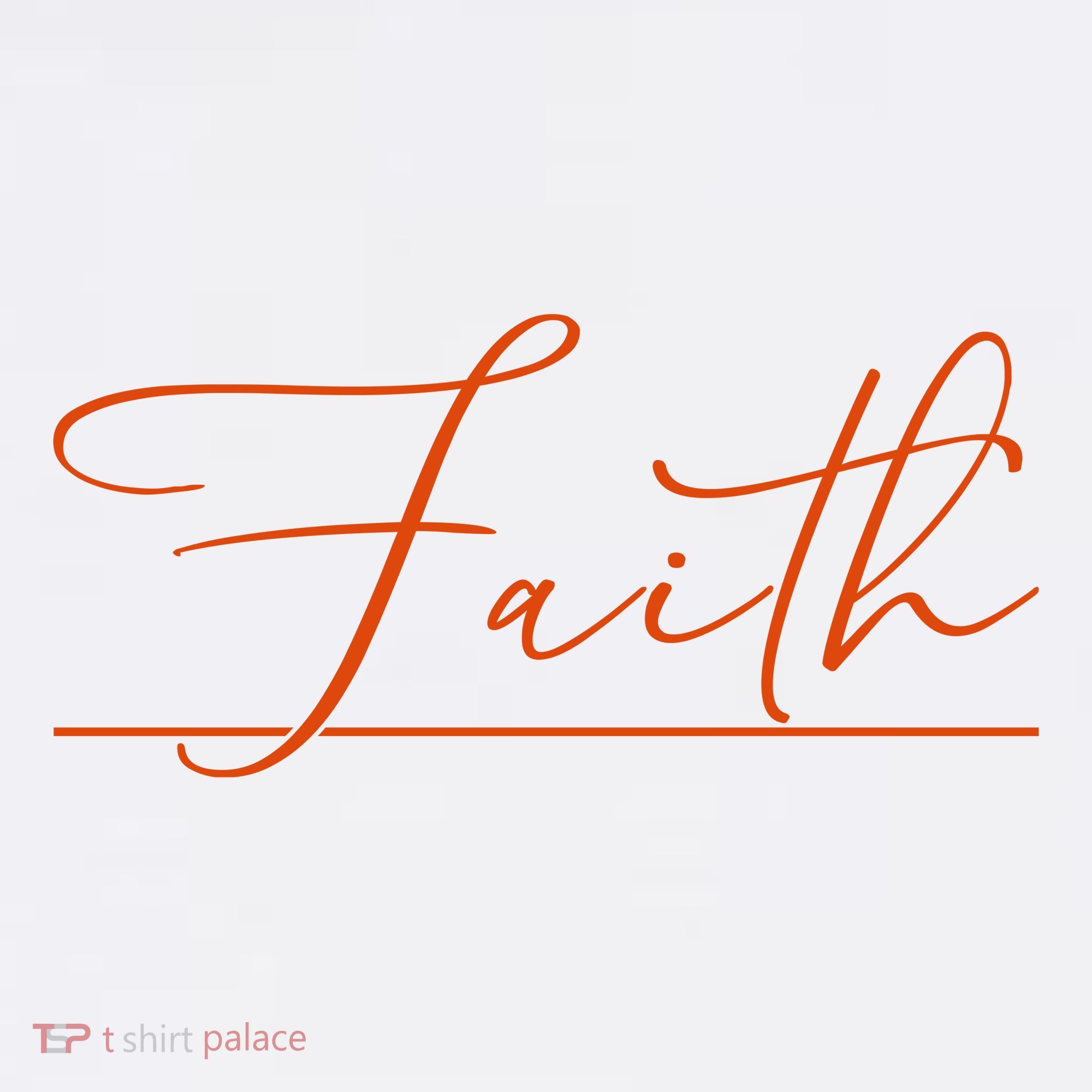 Faith Orange Christian Women's Hoodie