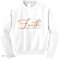 Faith Orange Christian Kids Sweatshirt thumb 0